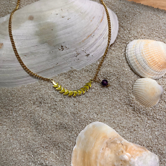 Collier Médée amethyste