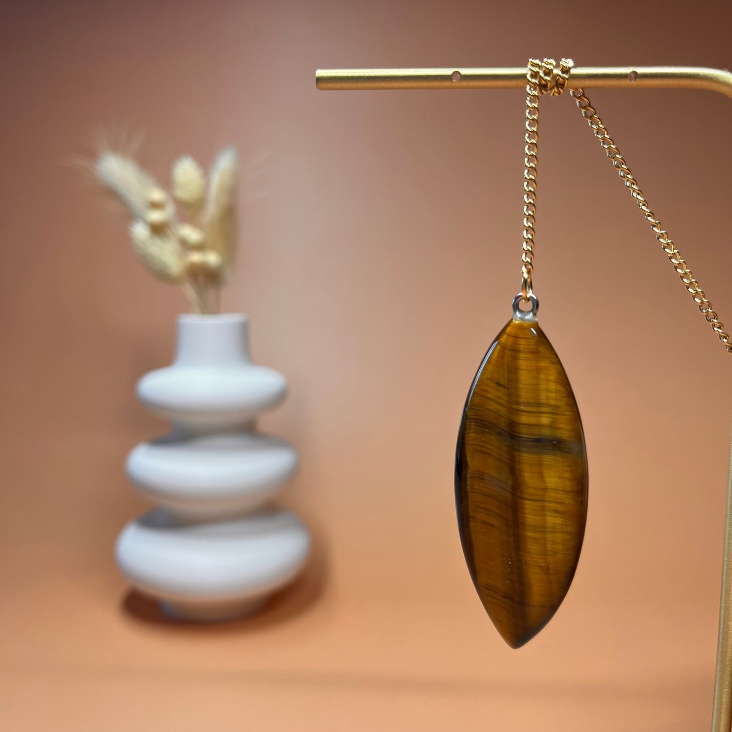 Pendule œil de tigre