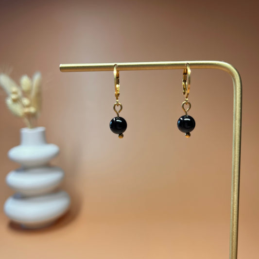 Boucles d’oreilles Gaïa tourmaline