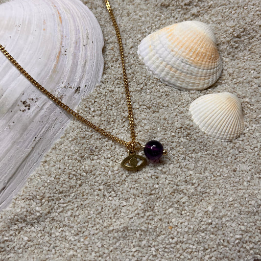 Collier Hestia amethyste