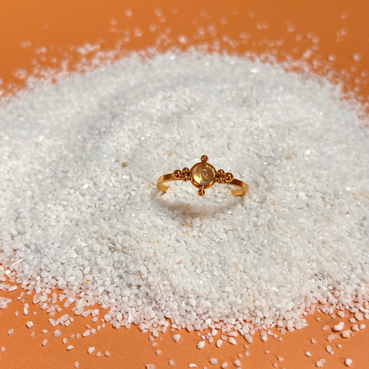 Bague Hécate quartz rose
