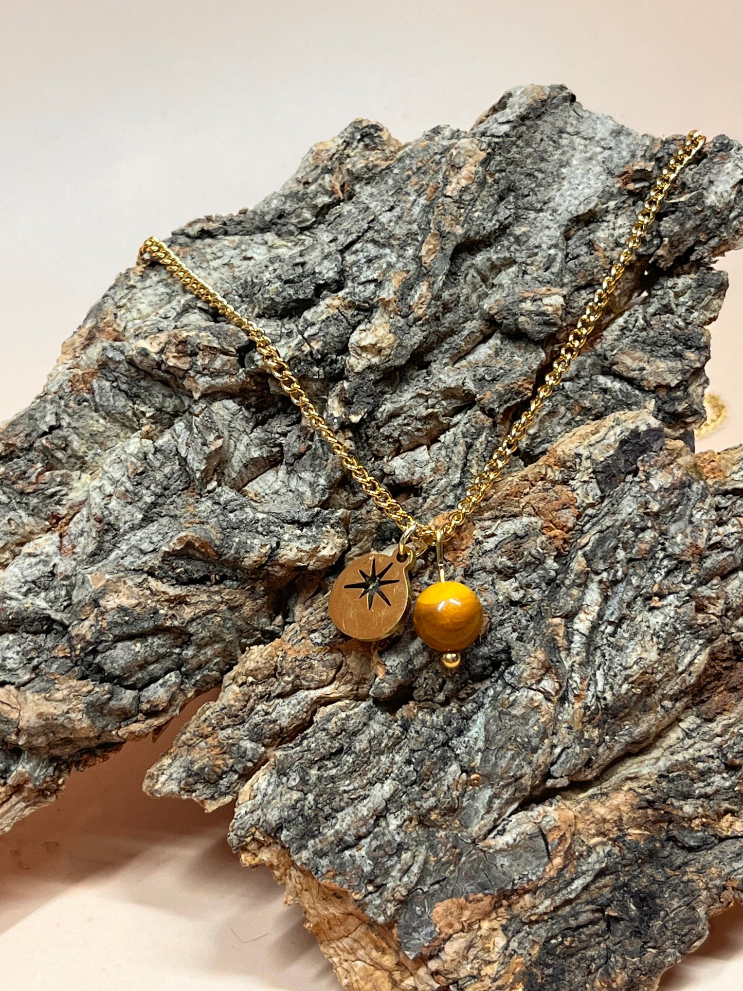 Collier Héméra Jaspe mokaite