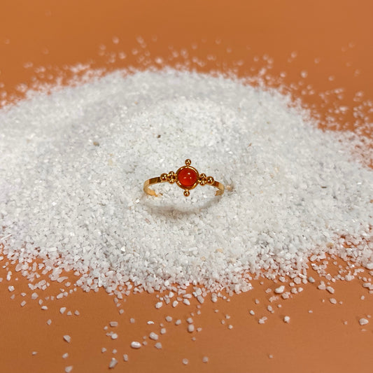 Bague Hécate cornaline
